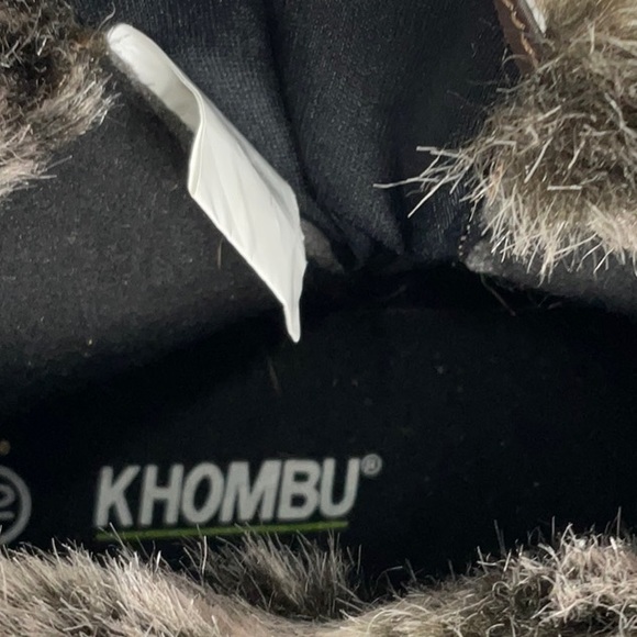 Khombu ladies faux fur topped suede ankle boots, size 10 - Picture 5 of 7